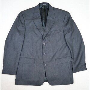 MODERNO UOMO - MEN'S GRAY & BLACK HOUNDSTOOTH BLAZER JACKET SPORT COAT - 42R